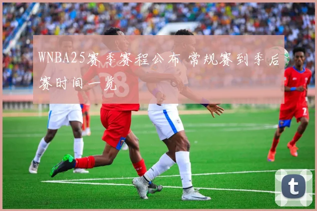 WNBA25赛季赛程公布 常规赛到季后赛时间一览