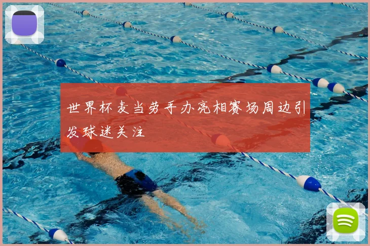 世界杯麦当劳手办亮相赛场周边引发球迷关注